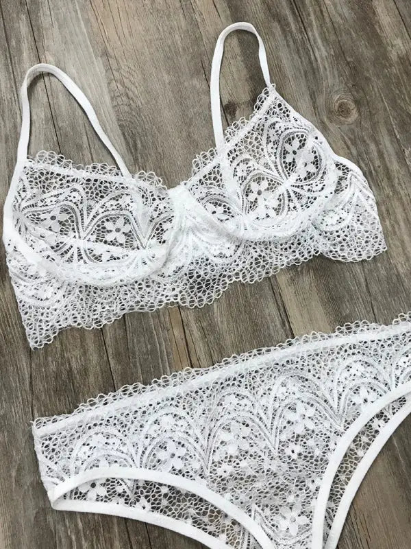 Never Ever Lace 2 Piece Set - Lingerie - Seldom Seen Styles