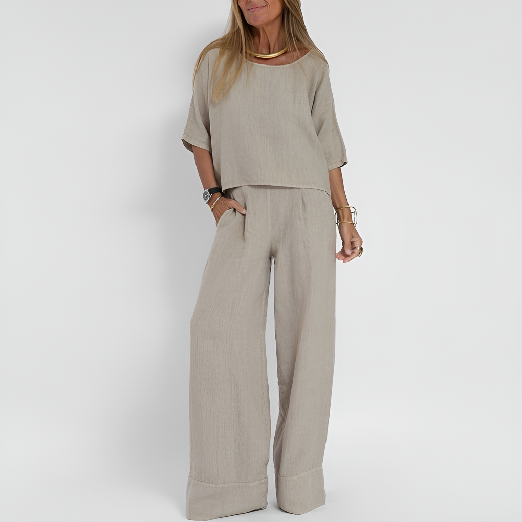 Niki | Women's Wide Leg Lounge Set