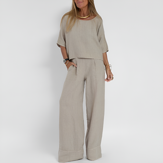 Niki | Women's Wide Leg Lounge Set