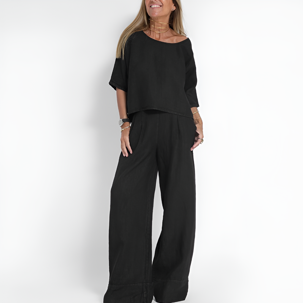 Niki | Women's Wide Leg Lounge Set