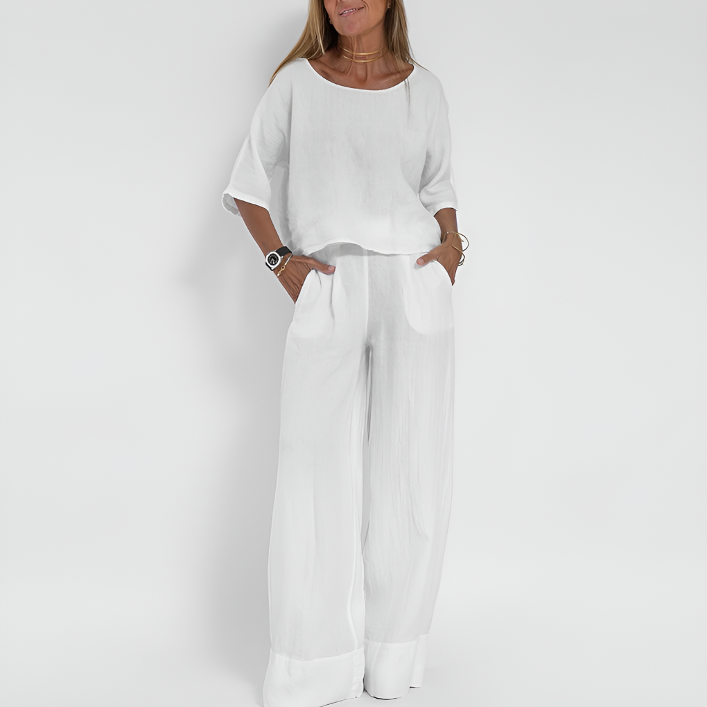 Niki | Women's Wide Leg Lounge Set
