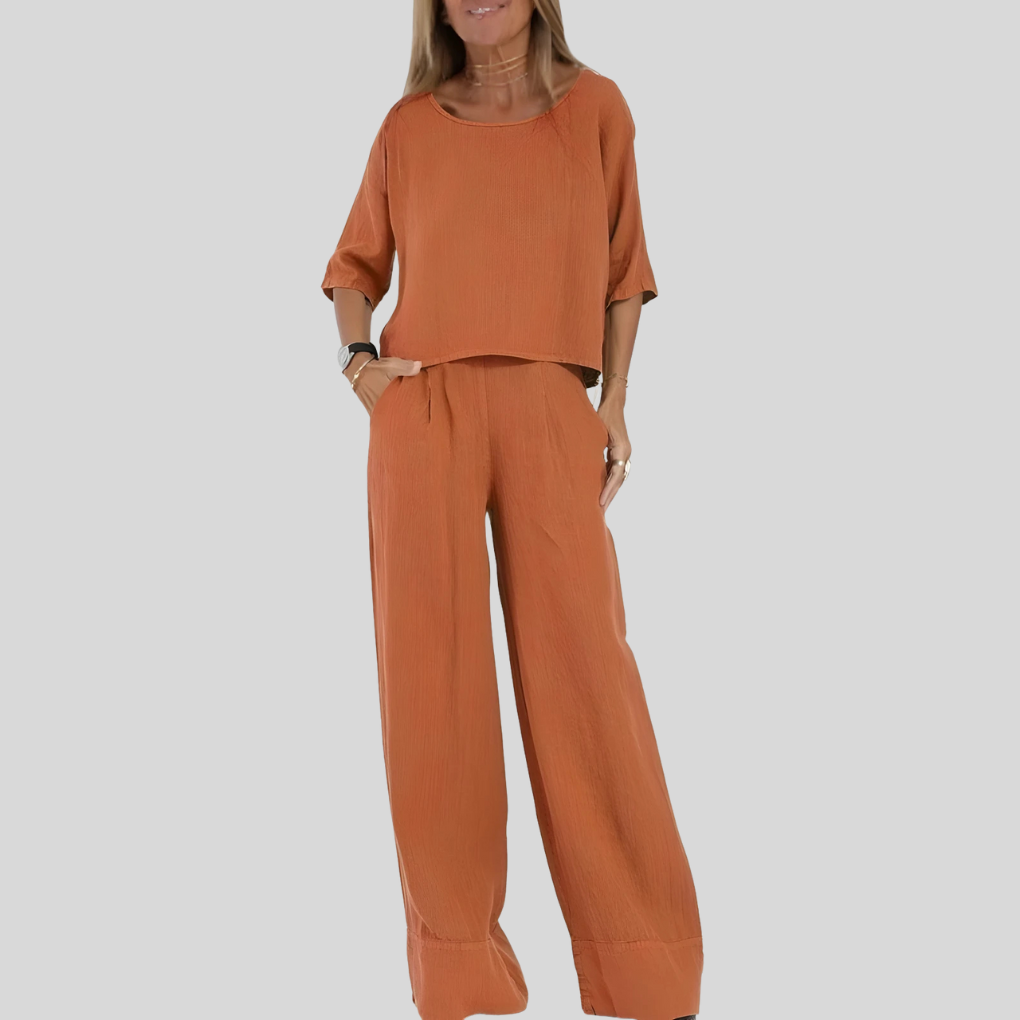 Niki | Women's Wide Leg Lounge Set