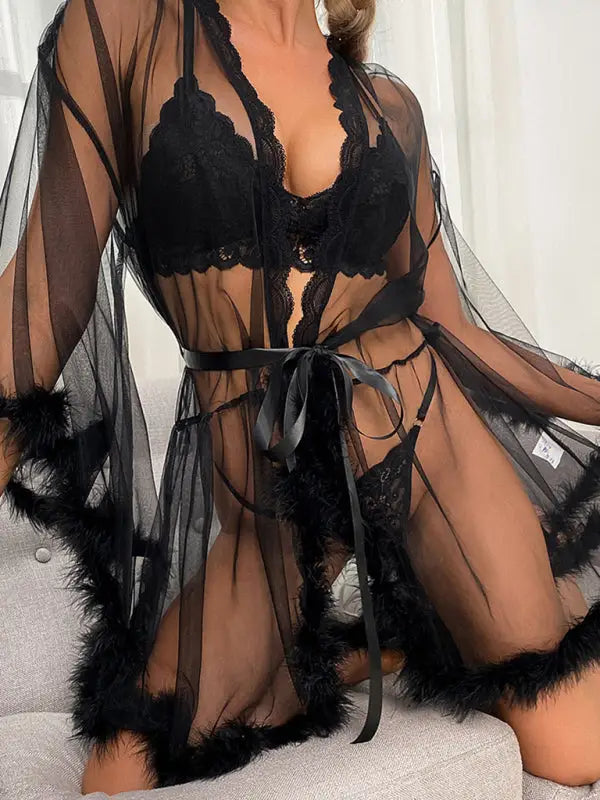 If Only Sheer Mesh Babydoll - Seldom Seen Styles