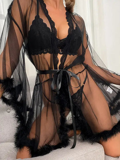 If Only Sheer Mesh Babydoll