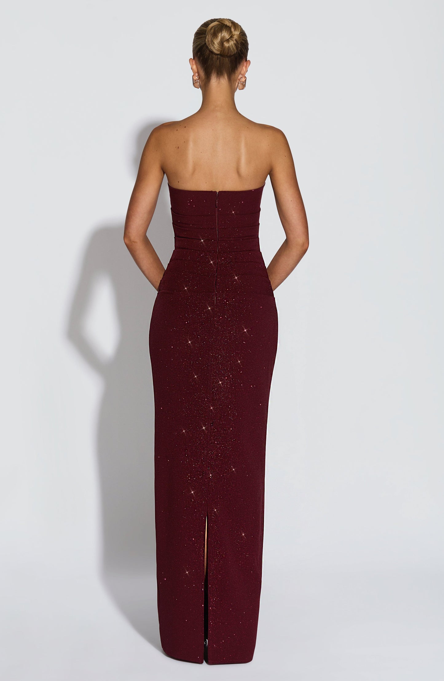 Pandra Maxi Dress - Wine Sparkle - Seldom Seen Styles