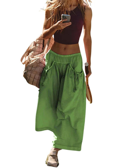 Pantalon parachute pour femme