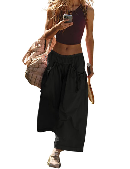 Pantalon parachute pour femme
