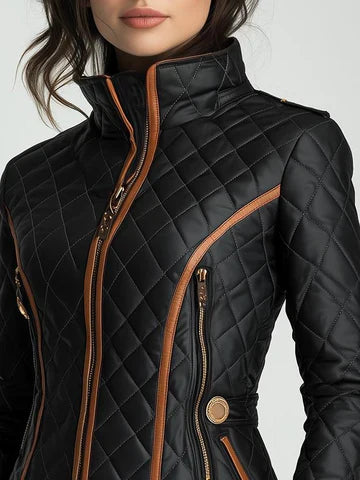 Lillian | Diamond-quilted Padded Jacket - Seldom Seen Styles