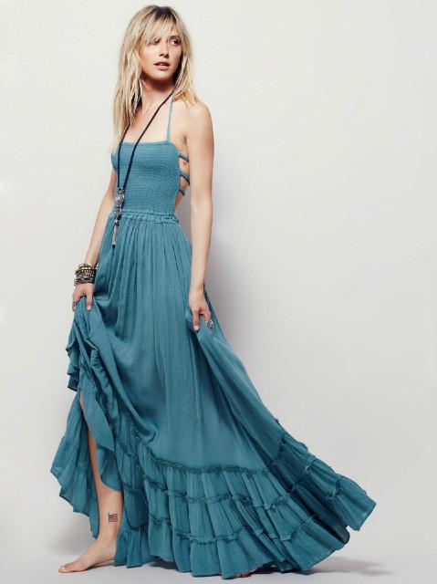 Sexy Bohemian Dress Long Backless Summer - Seldom Seen Styles