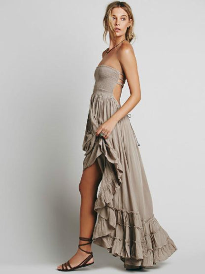 Sexy Bohemian Dress Long Backless Summer