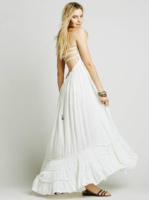 Sexy Bohemian Dress Long Backless Summer - Seldom Seen Styles