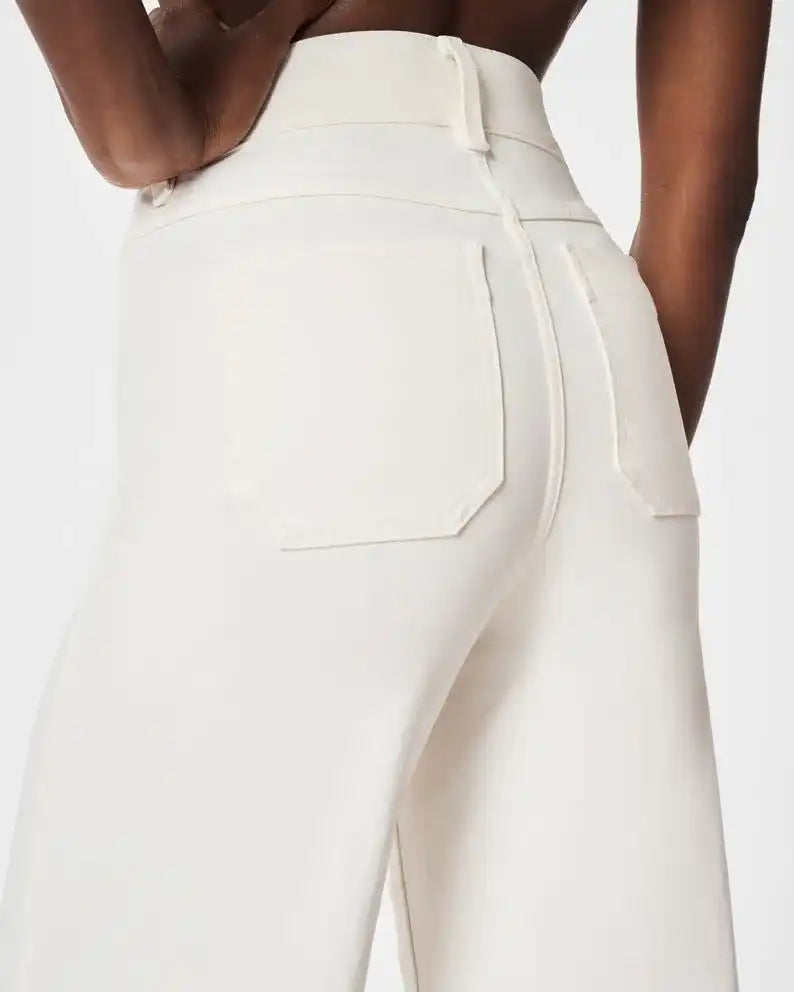 Tummy Control Cropped Wide-Leg Jeans  2025 Best Selling Jeans - Seldom Seen Styles