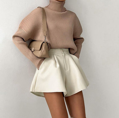 Women's High Waisted A Line Shorts Flowy Casual Mini Shorts