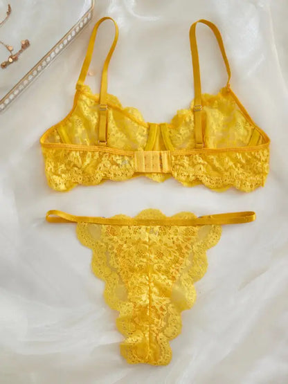 Romance Bra And Thong Set