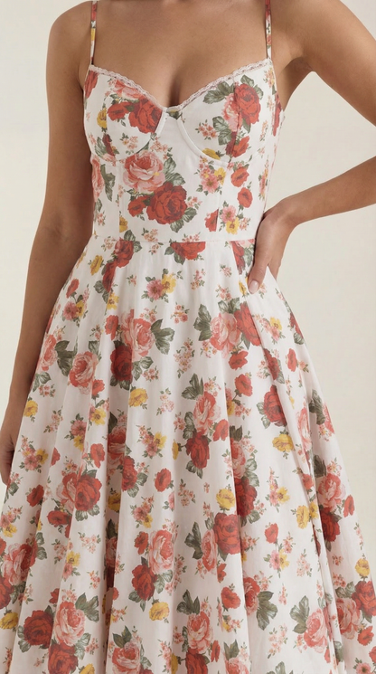 Robe midi en tulle Isolde