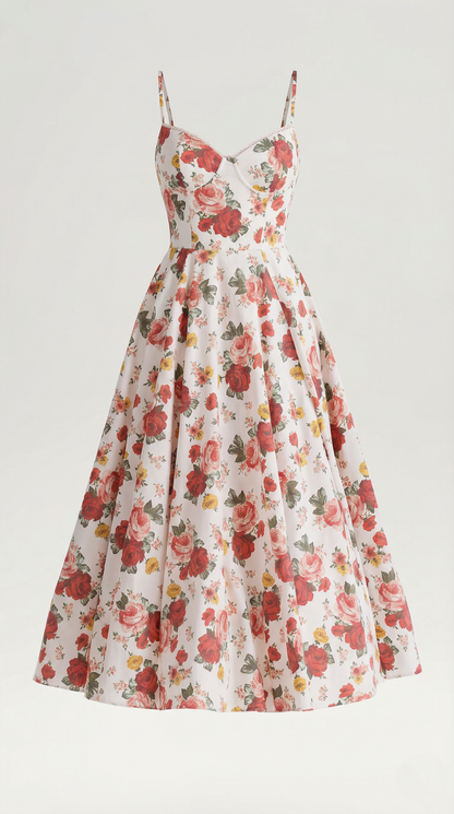 Robe midi en tulle Isolde