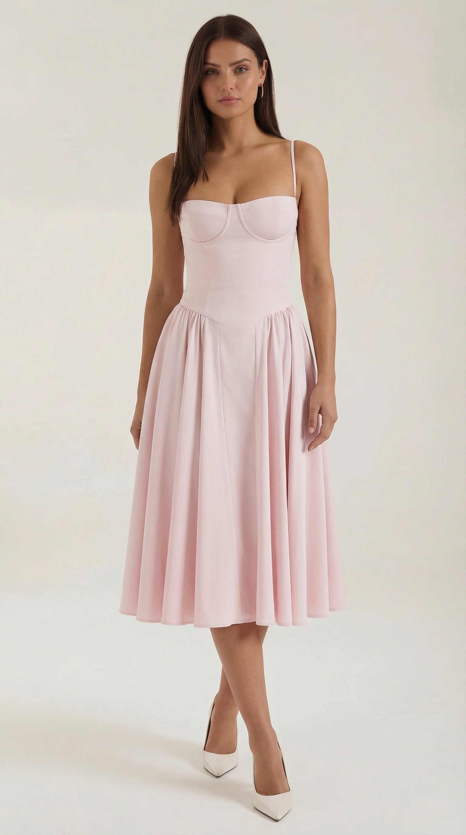 Odette Corset Midi Dress - Seldom Seen Styles