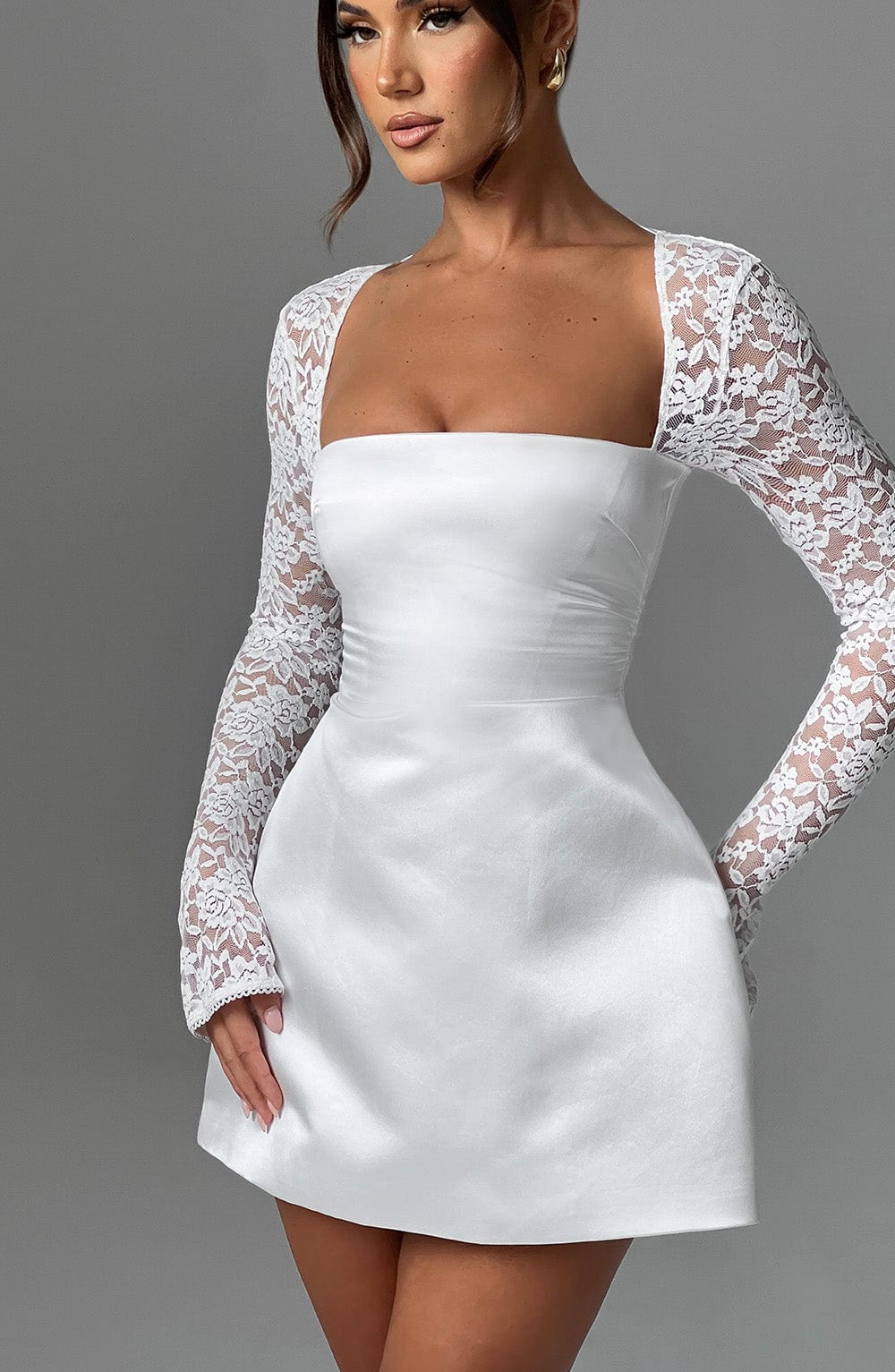 Sadie Mini Dress - Ivory Dress Babyboo Fashion Premium Exclusive Design