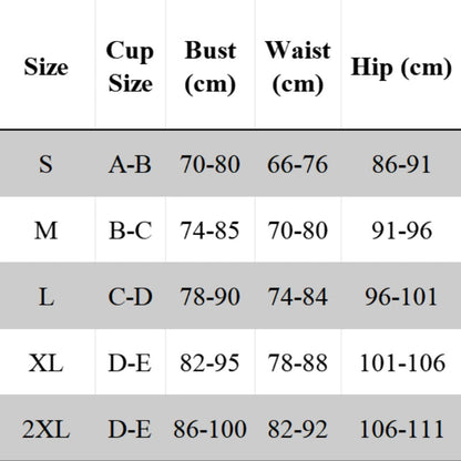 Two women's swimsuits with prints