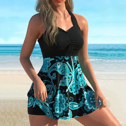 Removable swimsuit, with a shirt and furry shorts