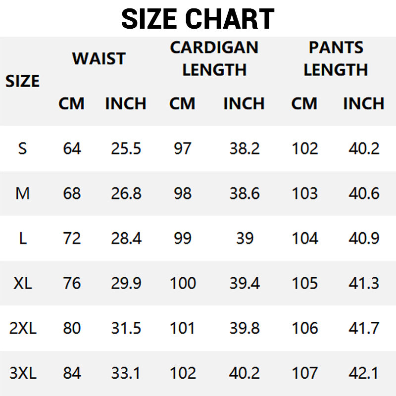 The three-piece leisure suit is made of knitted fabric - short-sleeved, cardigan and pants combination, creating a layered effect, the fabric is soft.