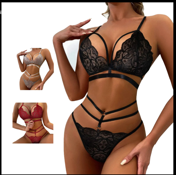 Soutien-gorge + string ( 2 à 25000) - Seldom Seen Styles