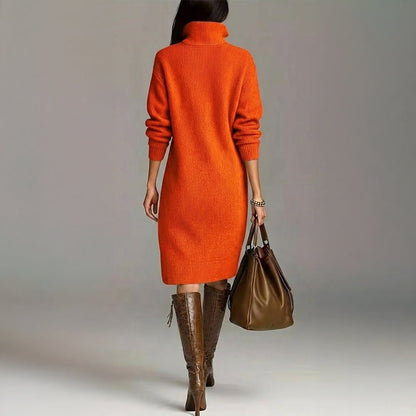 Soft Knitted Button Dress