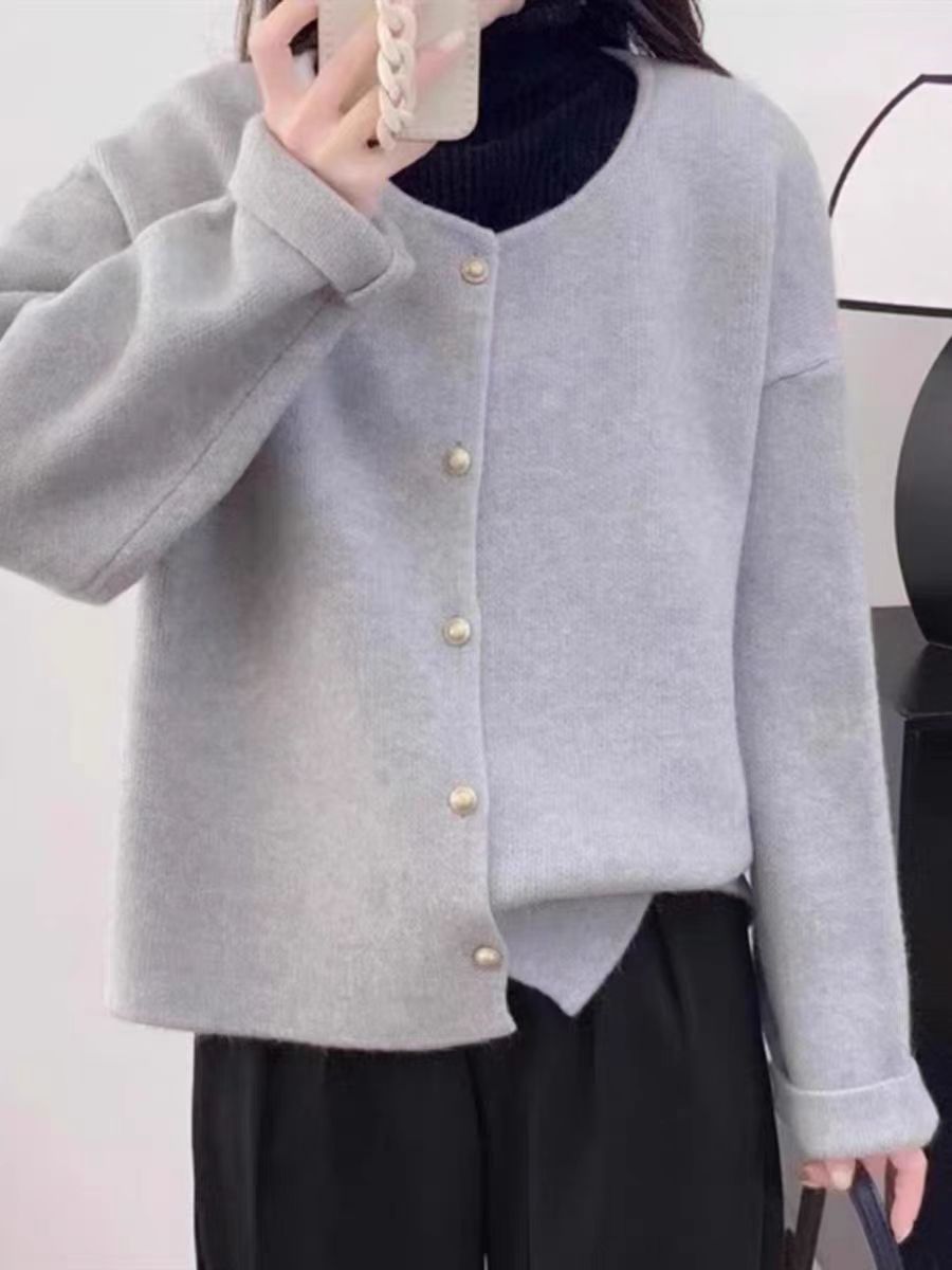 style coat for women, 2024 new style hot spring style French design top, sweater, cardigan