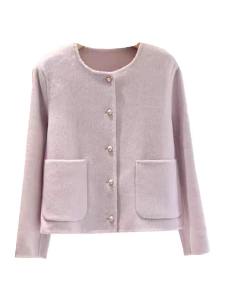 style coat for women, 2024 new style hot spring style French design top, sweater, cardigan