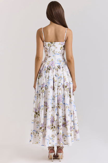 Elodie | Floral Corset Maxi Dress